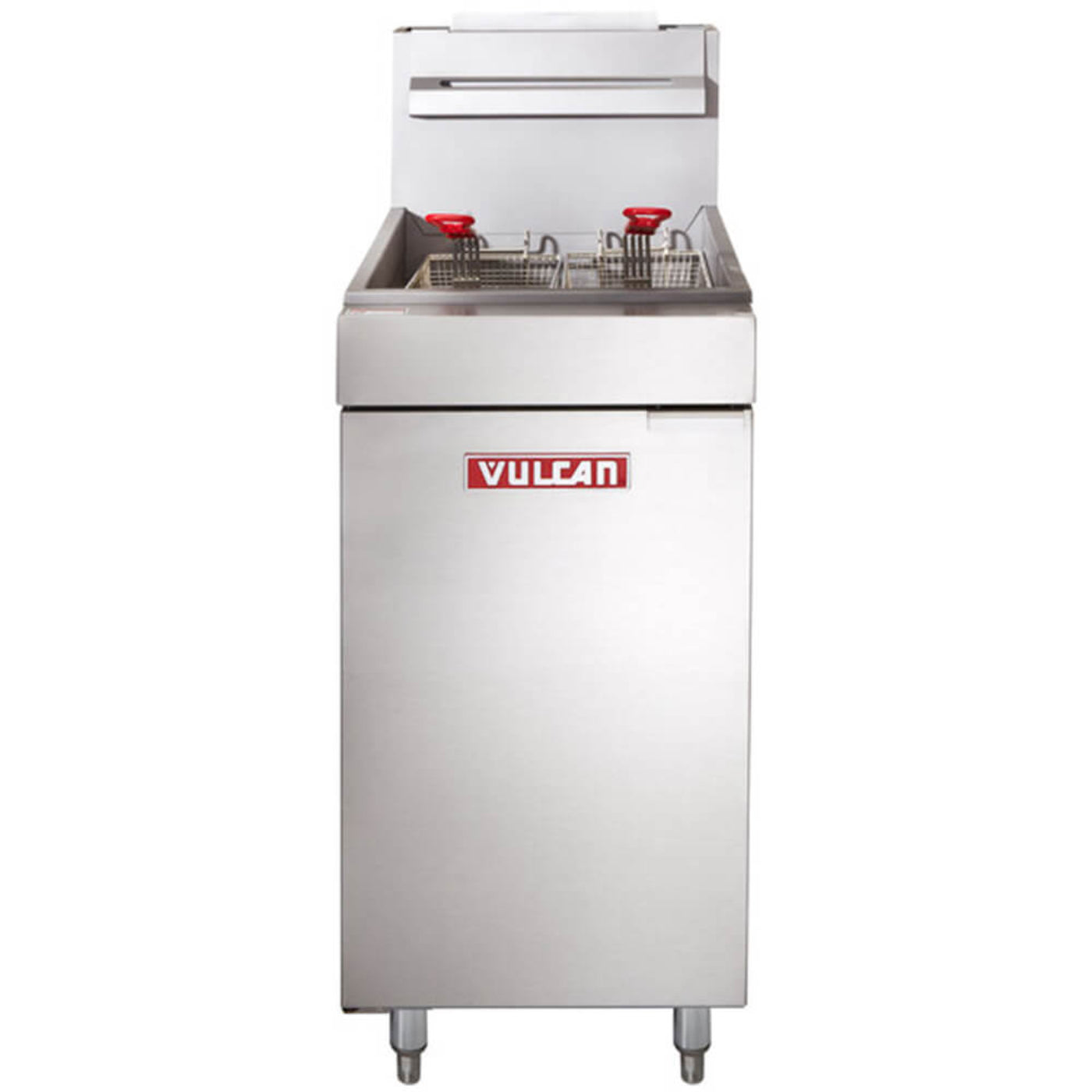 Vulcan 1GR65M-1 65-70 lb. Natural Gas Floor Fryer - 150 000 BTU - 1GR65M-1