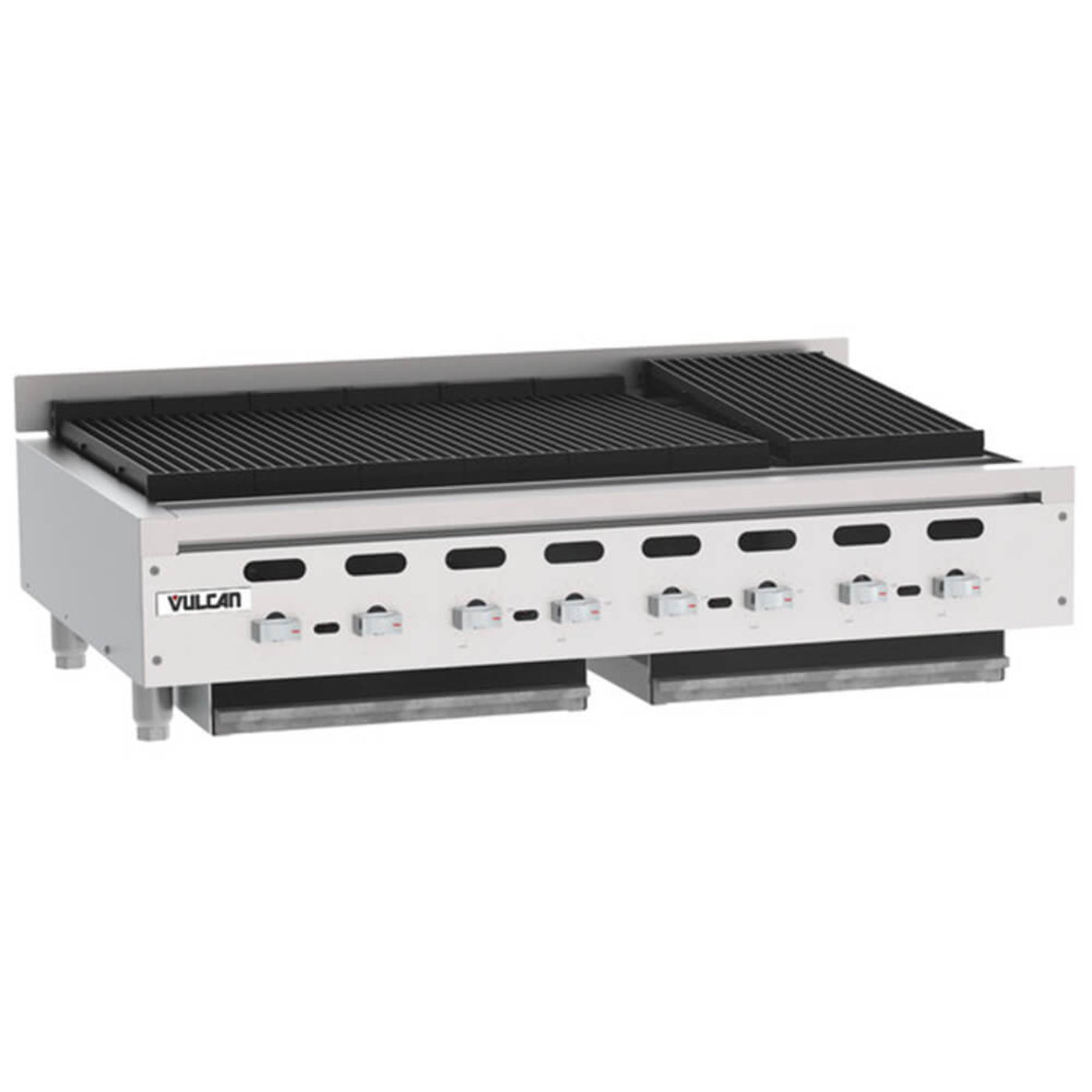 Vulcan VACB60-201 Achiever Liquid Propane Gas 60 Medium-Duty Radiant Charbroiler - 187 000 BTU - VACB60-201