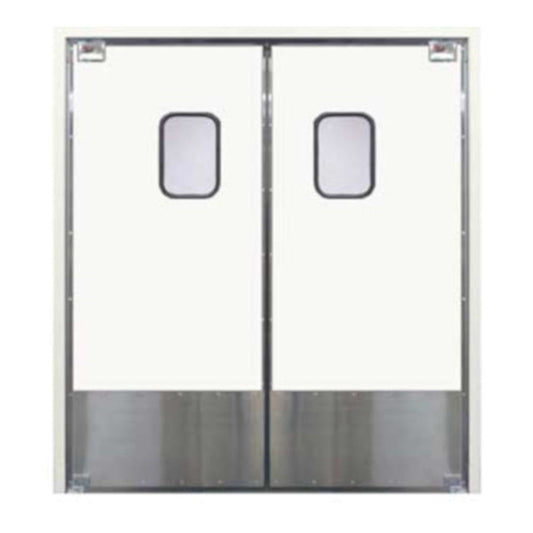Curtron SPD-30-L-DBL-8496 84" x 96" Servie-Pro Series 30 Double Swing Door - CUSPD30LDBL8496