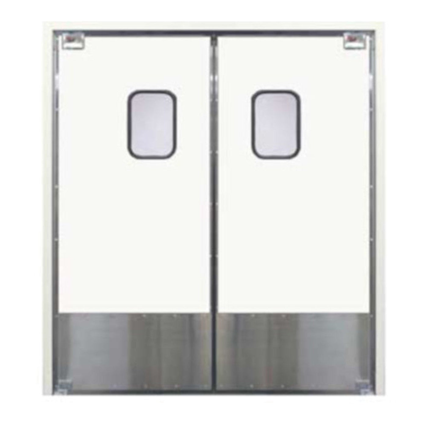 Curtron SPD-30-L-DBL-7296 72" x 96" Servie-Pro Series 30 Double Swing Door - CUSPD30LDBL7296
