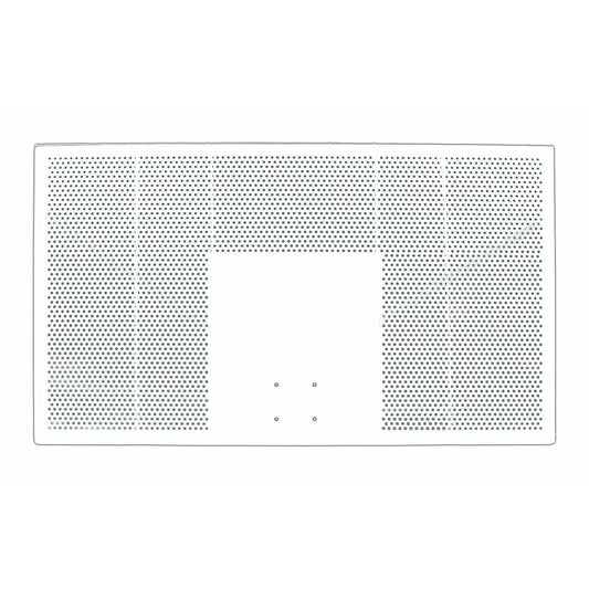 First Team 42" X 72" Perforated Aluminum Backboard FT267
