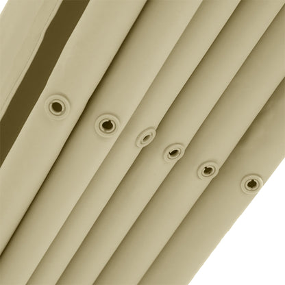 Outsunny 11.5'x11.5' Retractable Metal Pergola Canopy Shade for Patio, Backyard & Grill, Beige - 84C-092